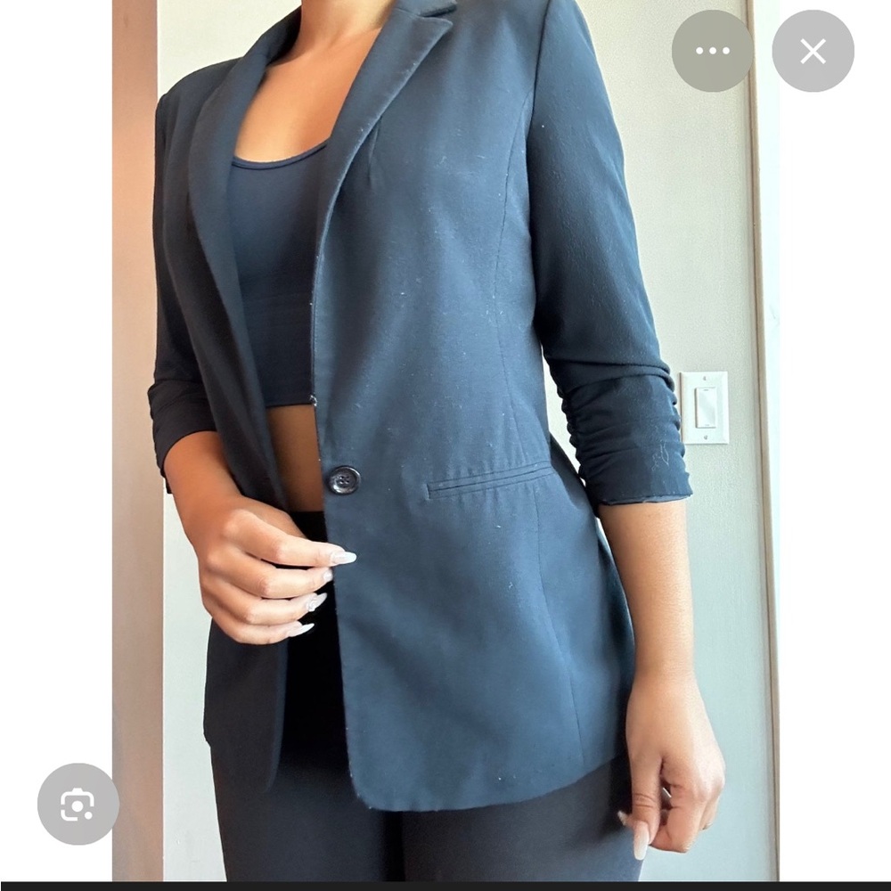Michael Kors 3/4 Sleeve Black Blazer Size 12